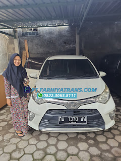 Kirim mobil Toyota Calya dari Banjarmasin tujuan ke Yogyakarta Jogja dengan kapal roro dan driving estimasi pengiriman 3 hari.