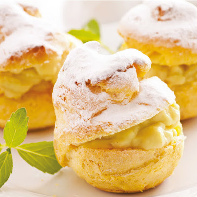 Cara Buat Cream Puff Inti Kastard Langkah Demi Langkah