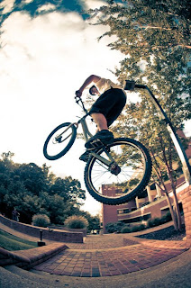 Portrait of Matt Gilman, Blind Bike Trials Rider by Atlanta editorial photographer Nicholas McIntosh