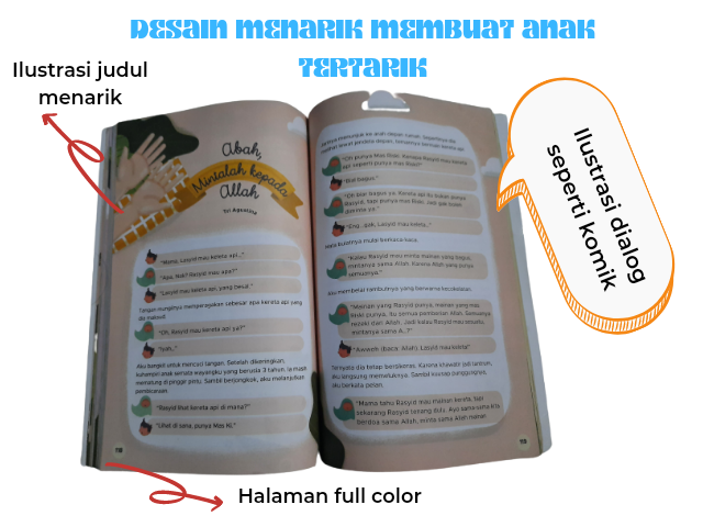 Desain buku dialog iman