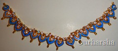 blue Stone studded Necklace (5)
