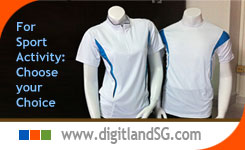 t shirt printing | customise corporate polo shirt by DigitLand