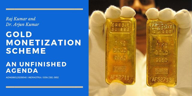 Gold Monetization Scheme: An Unfinished Agenda