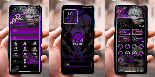 DarkPdyrroth v12.5 | Amazing Violet Theme For MIUI 12 And MIUI 12.5 with Awesome WhatsApp Module