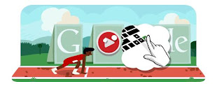 Google Doodles Hurdles 2012 - Olympic Games London 2012