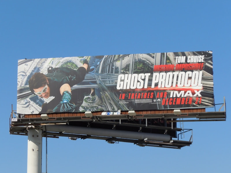Mission Impossible 4 movie billboard