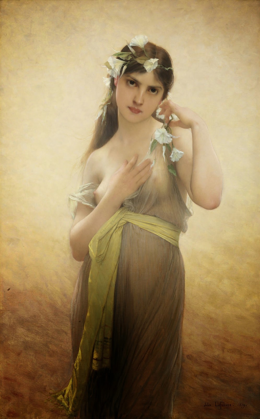 Lovely Paintings by "Jules-Joseph Lefebvre" - An Academic painter