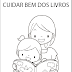  Plaquinha Cuidar Bem Dos Livros