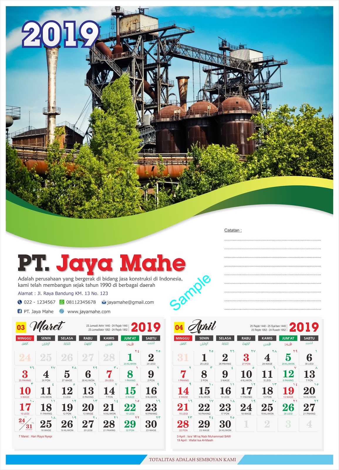  Download  Templat desain  Kalender  2021 lengkap penanggalan 