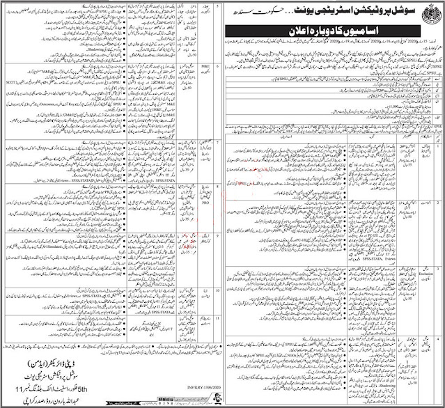 Social Protection Unit Karachi Jobs