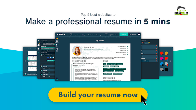 Top 5 Websites to Make Free CV, Resume and Cover Letters Online: Free CV Maker