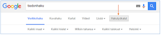 Googlen hakutyökalut
