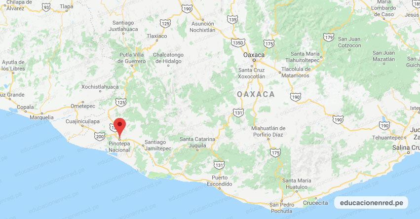 Temblor en México de Magnitud 4.2 (Hoy Viernes 17 Abril 2020) Sismo - Epicentro - Pinotepa Nacional - Oaxaca - OAX. - SSN - www.ssn.unam.mx