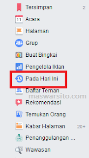 cara melihat kenangan di facebook