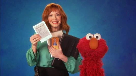 Sesame Street Episode 4524. Christina Hendricks and Elmo introduce the word of the day, Technology.