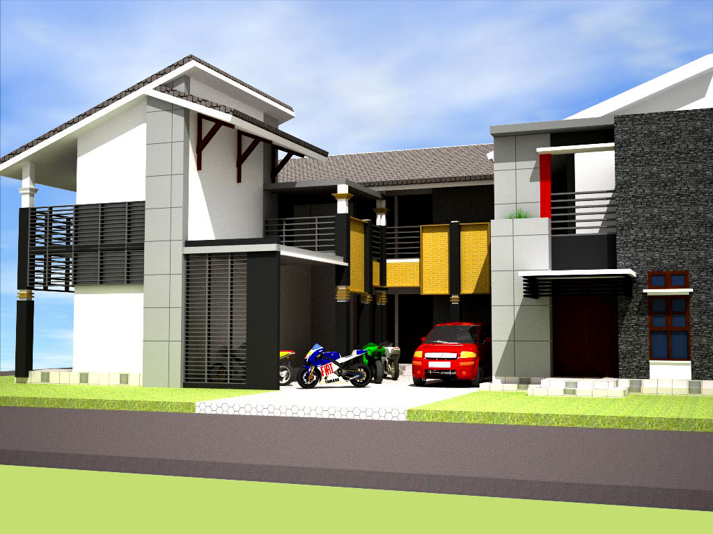 Gambar Rumah Kost Minimalis 2 Lantai Desain Rumah Minimalis