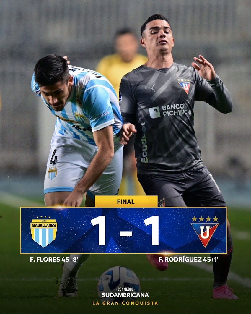 Copa Sudamericana: Magallanes empata 1-1 con Liga de Quito