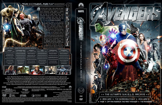 Capa DVD The Avengers The Ultimate SHIELD Archive