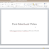 Cara membuat Video Presentasi dan Pembelajaran menggunakan Powerpoint ppt 