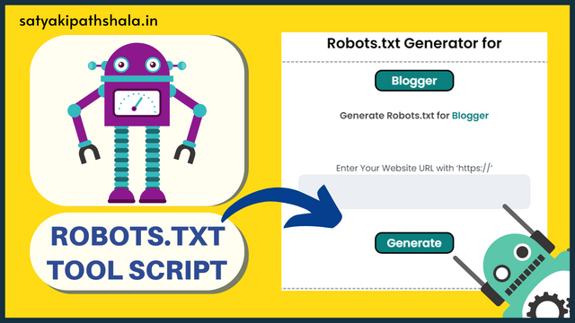 How to Create Robots.Txt Tool on a Blogger Website | Robots.Txt Complete Free Script | Satya Ki Pathshala