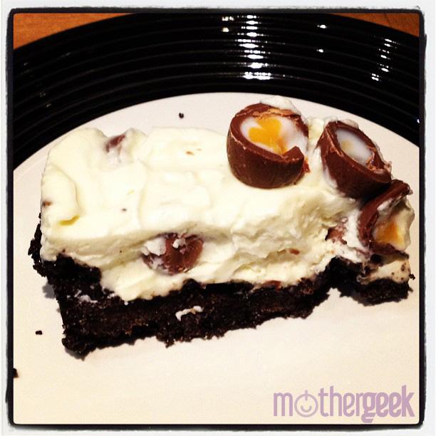 creme egg cheesecake