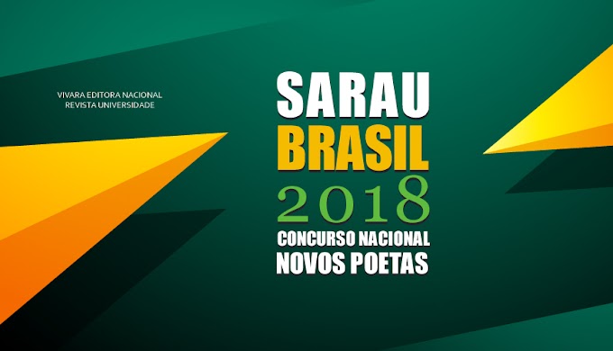 Concurso Nacional Novos Poetas - Prêmio Sarau Brasil 2018