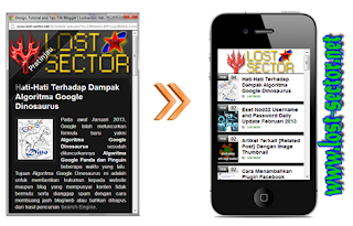 Web Mobile Costum Untuk Blogger