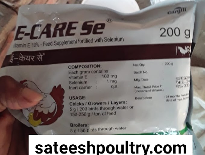 जान ले E care se use in poultry in hindi