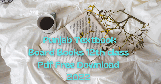 Punjab Textbook Board Books 12th class Pdf Free Download 2022