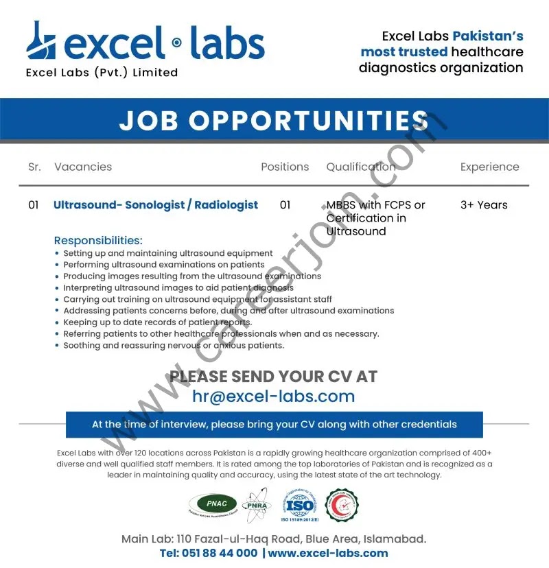 Excel Labs Pvt Ltd Jobs in 2023