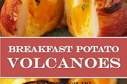 Breakfast Potato Volcanoes