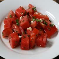 Weight Loss Recipes : Tomato Watermelon Salad