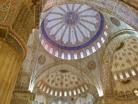 Inside the Blue Mosque - Photo by Cat Bauer