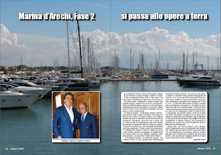 OTTOBRE 2018 PAG.61 - Marina d’Arechi, Fase 2 si passa alle opere a terra