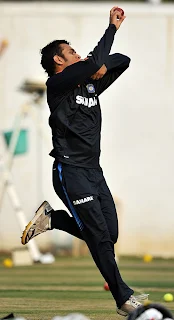 Dhoni Bowling