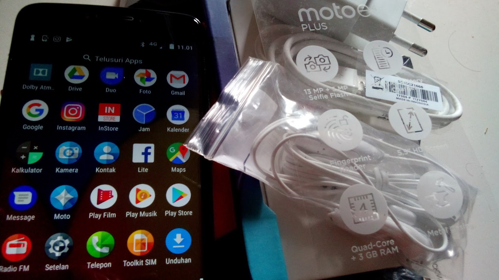 Motorola Moto E4 Plus harga & Spesifikasi nya