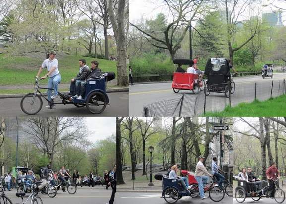 Rickshaws Tours at Central Park, New York