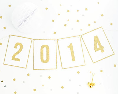 Manualidades de Año Nuevo: Guirnalda 2014