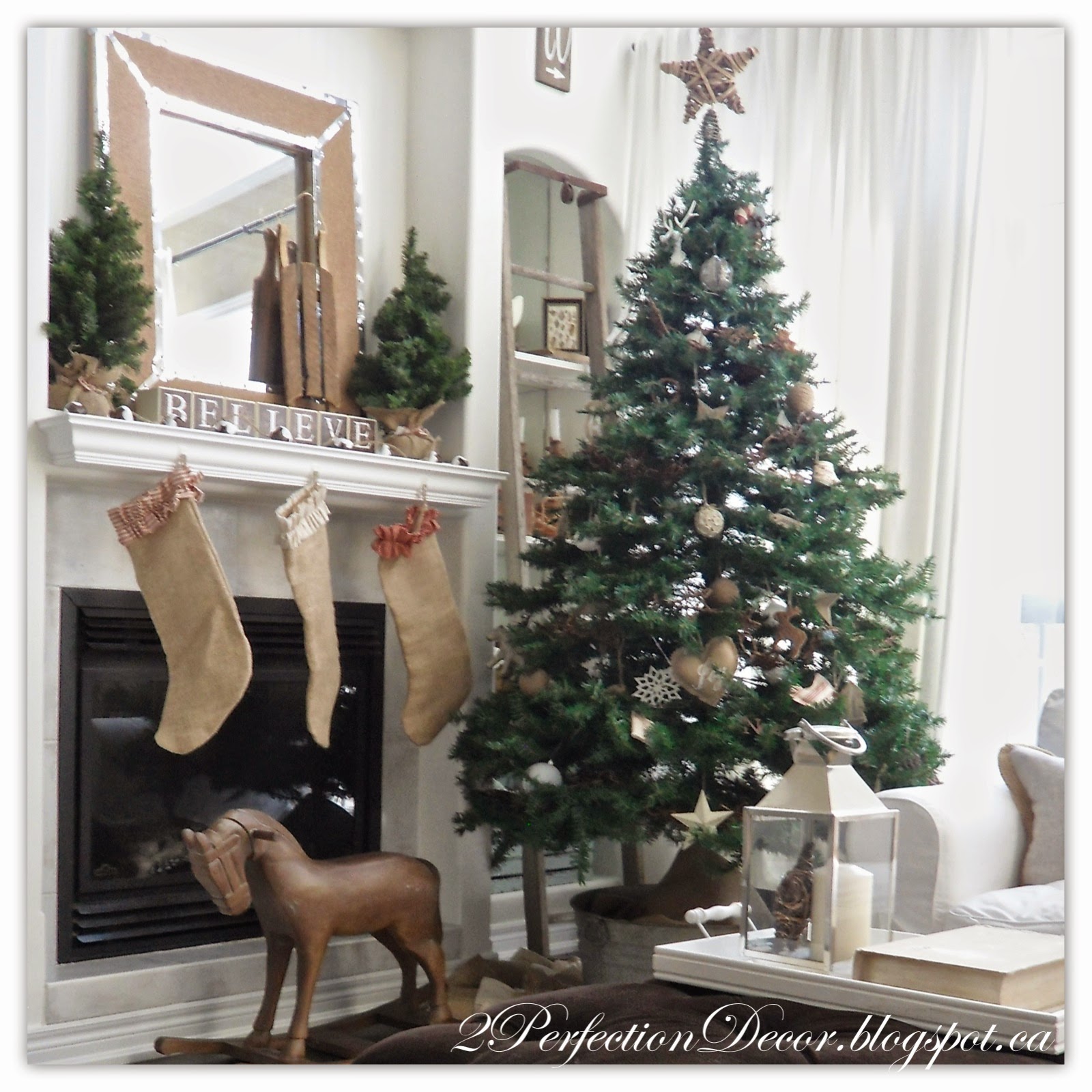 2 Perfection Decor- Jute Ribbon Christmas Tree-Treasure Hunt Thursday- From My Front Porch To Yours