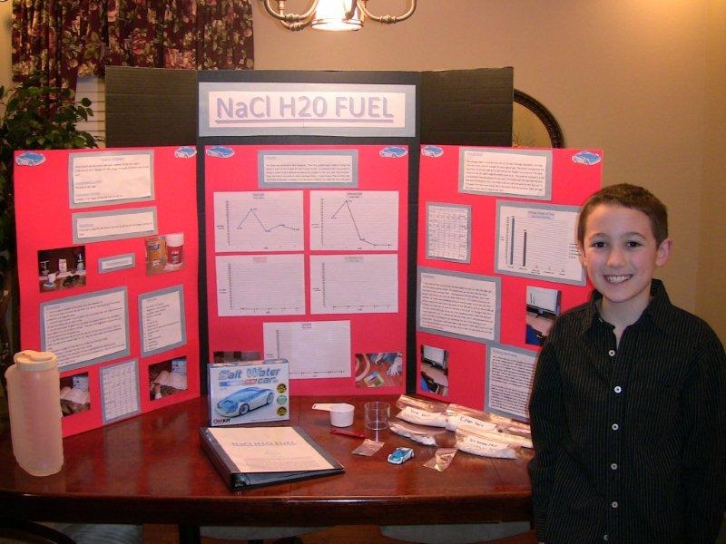  Science Fair Project using OWI-750 Salt Water Fuel Cell Car kit