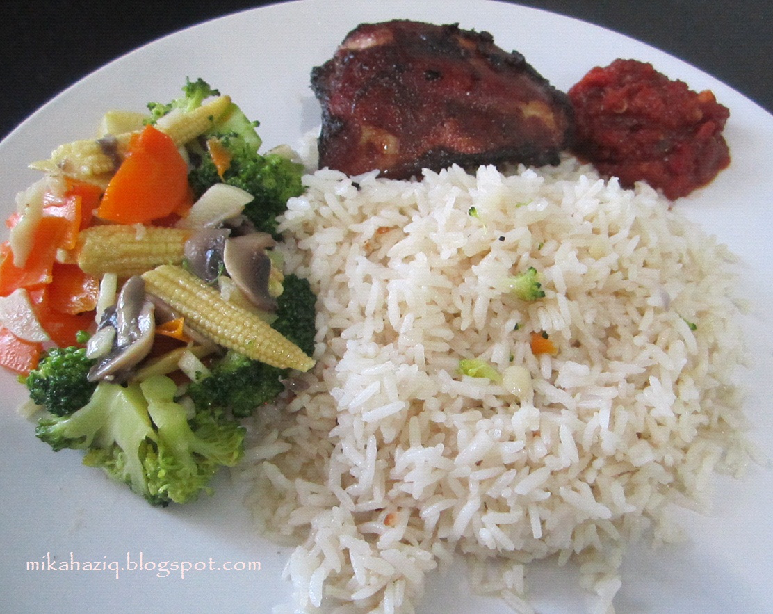 Mikahaziq: Chicken Rice Recipe / Resepi Nasi Ayam Singapore