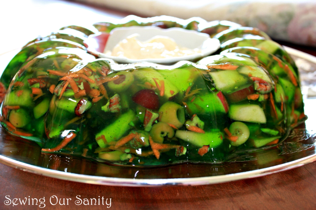 Sewing our Sanity: Green Jello Salad Recipe - A Family ...
