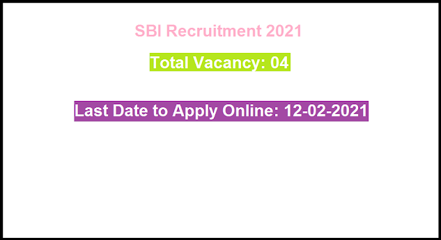 state bank of india recruitment 2021