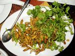Fried Worms with Lemon Grass