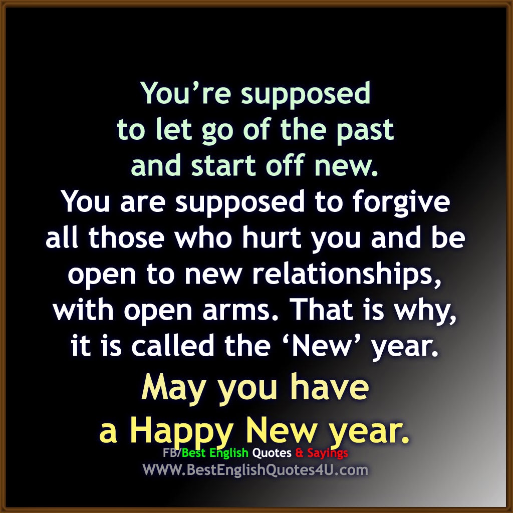 May you have a Happy  New  year  Best  English  Quotes  Sayings 