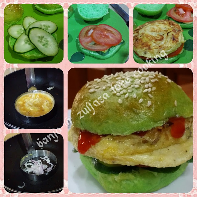 ZULFAZA LOVES COOKING: Banjo (burger telur)