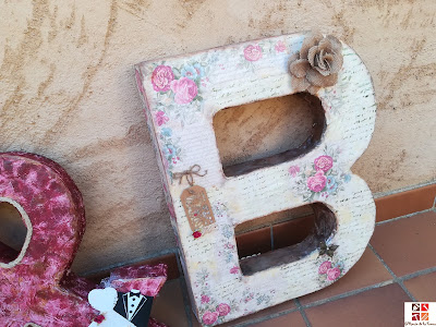 diy letras boda