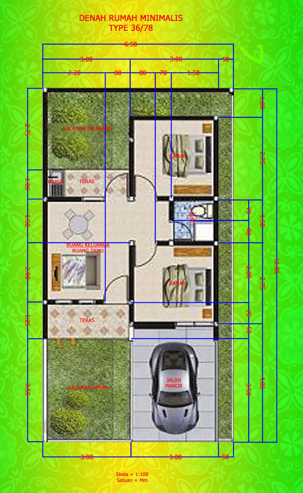 Rumah Minimalis Fengshui