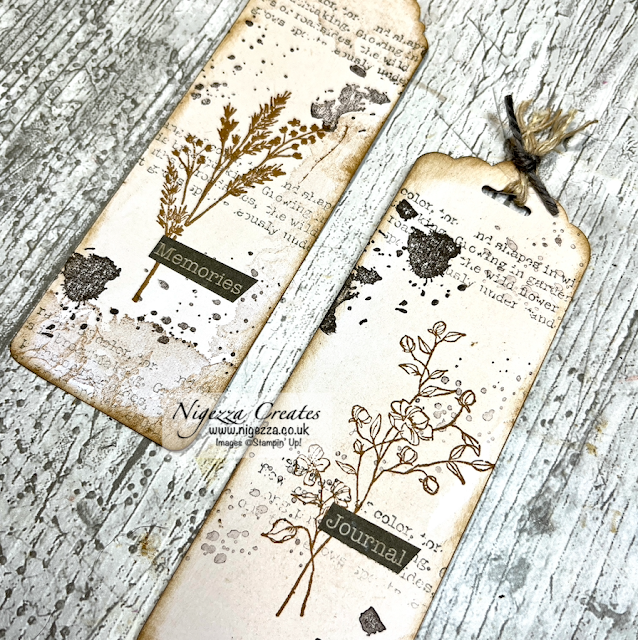 One Sheet Wonder Stamped Vintage Tags - Come Crafting With Jill & Gez Facebook Live