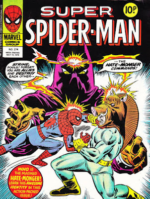 Super Spider-Man #274, the Razorback and the Hatemonger